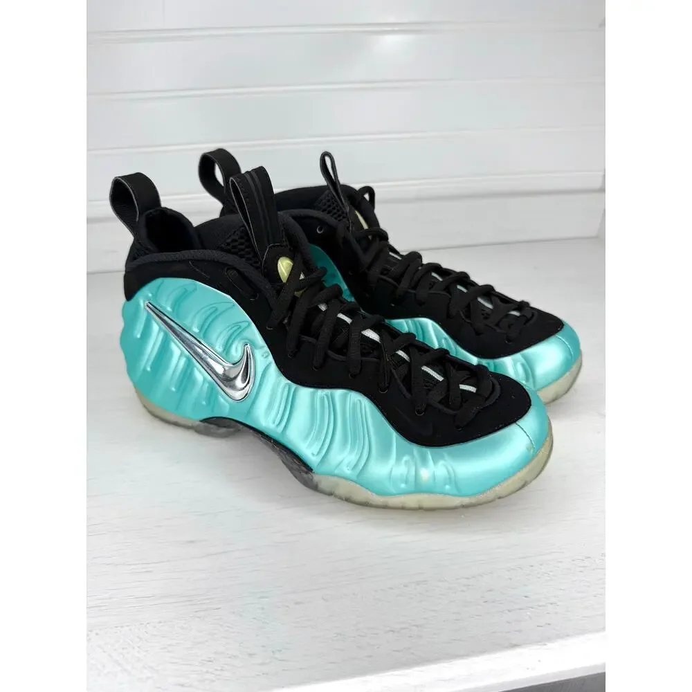 Nike Air Foamposite Pro Island Green 2017 624041-303 Men’s Size 8 No Box Clean